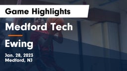 Medford Tech  vs Ewing Game Highlights - Jan. 28, 2023