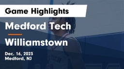 Medford Tech  vs Williamstown  Game Highlights - Dec. 16, 2023