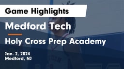 Medford Tech  vs Holy Cross Prep Academy Game Highlights - Jan. 2, 2024