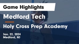 Medford Tech  vs Holy Cross Prep Academy Game Highlights - Jan. 22, 2024