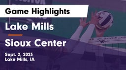 Lake Mills  vs Sioux Center Game Highlights - Sept. 2, 2023