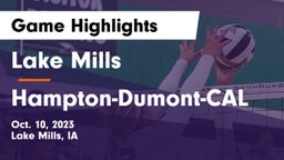 Lake Mills  vs Hampton-Dumont-CAL Game Highlights - Oct. 10, 2023
