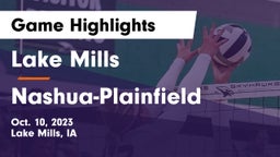 Lake Mills  vs Nashua-Plainfield  Game Highlights - Oct. 10, 2023
