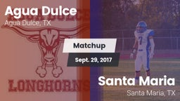 Matchup: Agua Dulce High vs. Santa Maria  2017