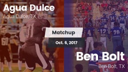 Matchup: Agua Dulce High vs. Ben Bolt  2017