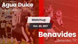 Matchup: Agua Dulce High vs. Benavides  2017