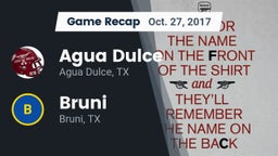 Recap: Agua Dulce  vs. Bruni  2017