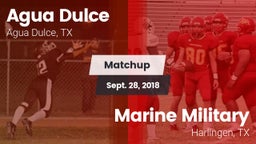 Matchup: Agua Dulce High vs. Marine Military  2018