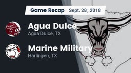 Recap: Agua Dulce  vs. Marine Military  2018