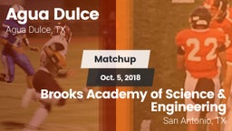 Matchup: Agua Dulce High vs. Brooks Academy of Science & Engineering  2018