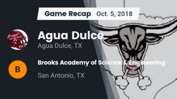 Recap: Agua Dulce  vs. Brooks Academy of Science & Engineering  2018