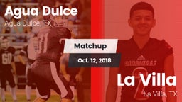 Matchup: Agua Dulce High vs. La Villa  2018