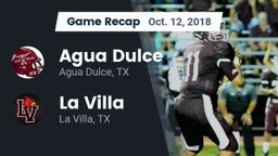 Recap: Agua Dulce  vs. La Villa  2018