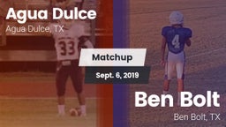 Matchup: Agua Dulce High vs. Ben Bolt  2019