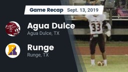 Recap: Agua Dulce  vs. Runge  2019
