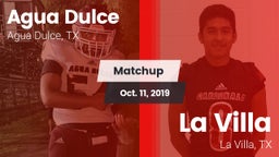Matchup: Agua Dulce High vs. La Villa  2019