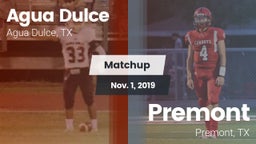 Matchup: Agua Dulce High vs. Premont  2019