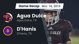 Recap: Agua Dulce  vs. D'Hanis  2019