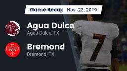 Recap: Agua Dulce  vs. Bremond  2019