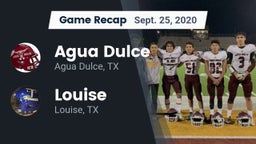 Recap: Agua Dulce  vs. Louise  2020