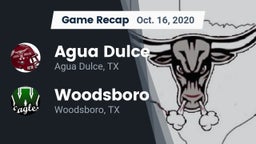 Recap: Agua Dulce  vs. Woodsboro  2020