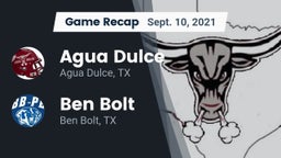 Recap: Agua Dulce  vs. Ben Bolt  2021