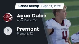 Recap: Agua Dulce  vs. Premont  2022