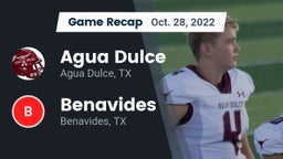 Recap: Agua Dulce  vs. Benavides  2022