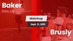 Matchup: Baker vs. Brusly  2018