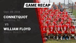 Recap: Connetquot  vs. William Floyd  2016