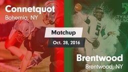 Matchup: Connetquot HS vs. Brentwood  2016