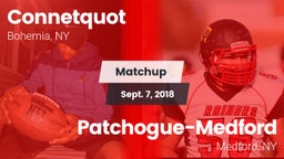 Matchup: Connetquot HS vs. Patchogue-Medford  2018