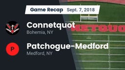 Recap: Connetquot  vs. Patchogue-Medford  2018