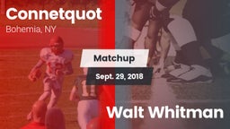 Matchup: Connetquot HS vs. Walt Whitman 2018