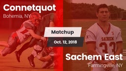 Matchup: Connetquot HS vs. Sachem East  2018