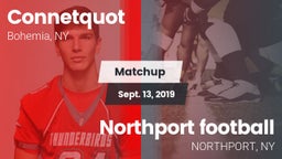 Matchup: Connetquot HS vs. Northport football 2019