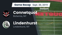 Recap: Connetquot  vs. Lindenhurst  2019
