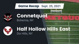 Recap: Connetquot  vs. Half Hollow Hills East  2021