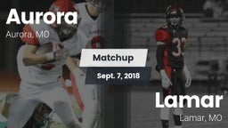 Matchup: Aurora  vs. Lamar  2018