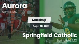 Matchup: Aurora  vs. Springfield Catholic  2018