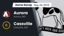 Recap: Aurora  vs. Cassville  2018