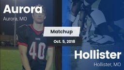 Matchup: Aurora  vs. Hollister  2018