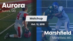 Matchup: Aurora  vs. Marshfield  2018
