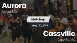 Matchup: Aurora  vs. Cassville  2019