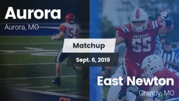 Matchup: Aurora  vs. East Newton  2019