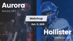Matchup: Aurora  vs. Hollister  2019