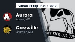Recap: Aurora  vs. Cassville  2019