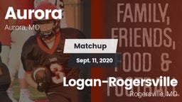 Matchup: Aurora  vs. Logan-Rogersville  2020