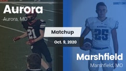 Matchup: Aurora  vs. Marshfield  2020