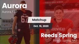 Matchup: Aurora  vs. Reeds Spring  2020
